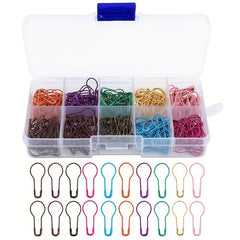 300pcs Safety Bulb Pins & Calabash Stitch Markers with Storage Box