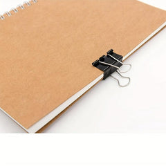100pcs Binder Clips Paper Clamps Assorted Sizes 6 Sizes In A Pack