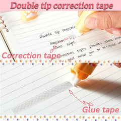Cat Paw Dual Tips Correction Tape & Adhesive Glue 2 In 1