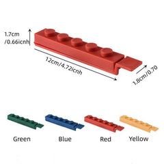 8pcs Large Building Block Snack Sealing Clips, Puzzle Plastic Bag Clip