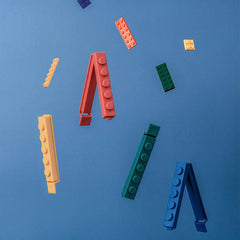 8pcs Large Building Block Snack Sealing Clips, Puzzle Plastic Bag Clip