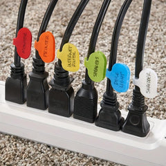 8 Pack Hook And Loop Stickers Cable Network Classification