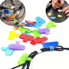 8 Pack Hook And Loop Stickers Cable Network Classification