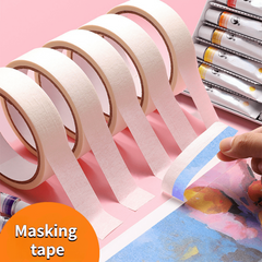 3pcs x 1300cm Beige Masking Tape - General Purpose Painter's Tape