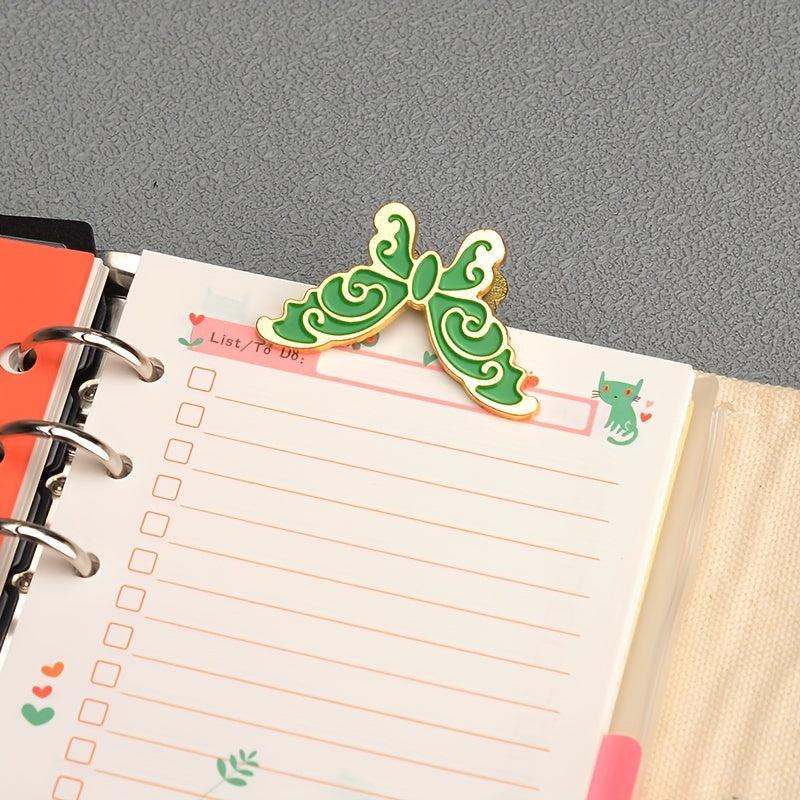 2pcs Metallic Butterfly Binder Clips 5.08cm for Office, School and Home
