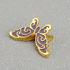 2pcs Metallic Butterfly Binder Clips 5.08cm for Office, School and Home
