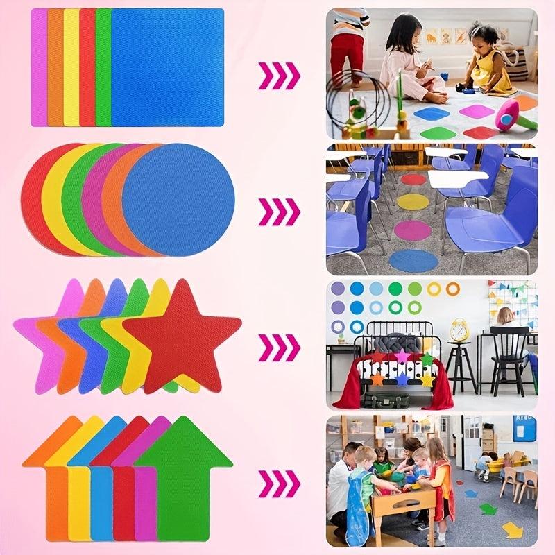 24 Carpet Markers & 10 Magic Spot Markers for Seating & Social Distancing