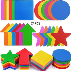 24 Carpet Markers & 10 Magic Spot Markers for Seating & Social Distancing