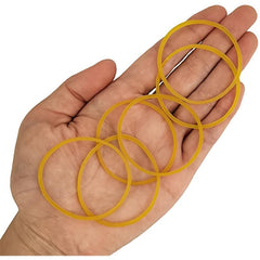 600pcs Yellow Adjustable Elastic Rubber Rings
