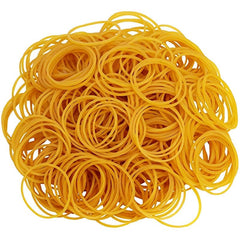 600pcs Yellow Adjustable Elastic Rubber Rings