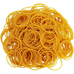 600pcs Yellow Adjustable Elastic Rubber Rings