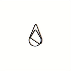 20pcs Colorful Drop Shaped Paperclips for Office & School