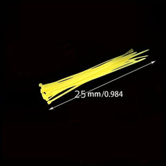 250pcs Medical Waste Sealing Cable Ties Yellow