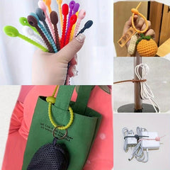 Silicone Strapping Sets for Sealing Storage - Multifunctional Jewelry Pendants
