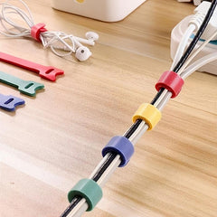 10pcs Owl Shaped Tie Fastener Cable Ties For Cable Management