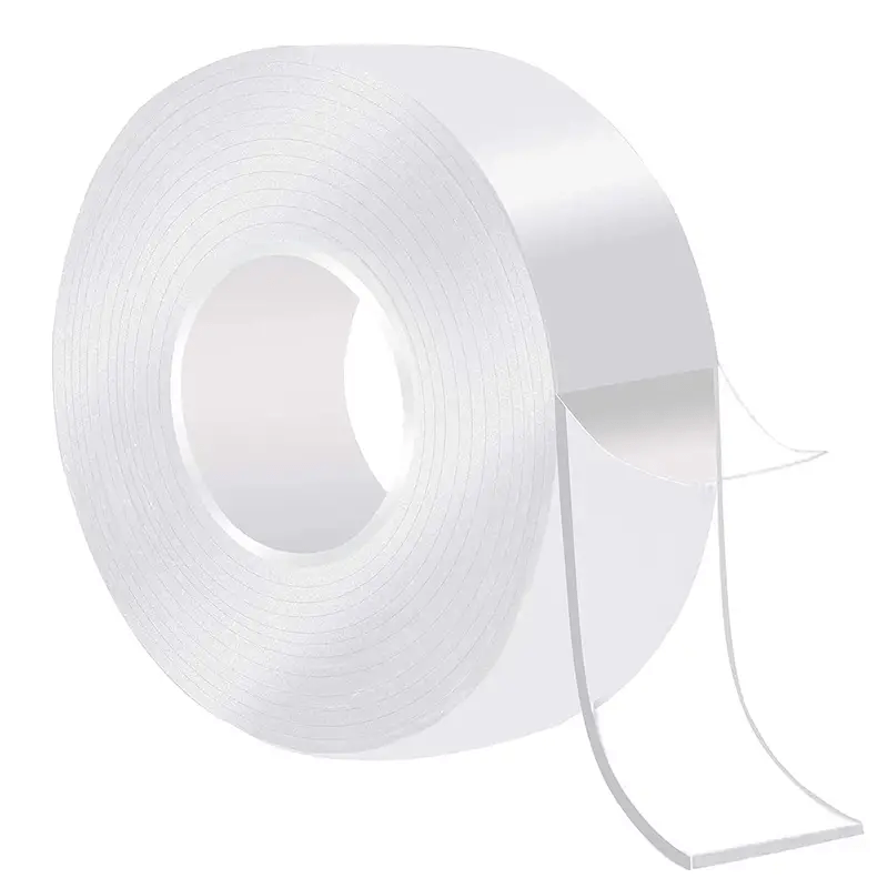 Transparent Nano Tape Washable Reusable Double Sided Tape Adhesive