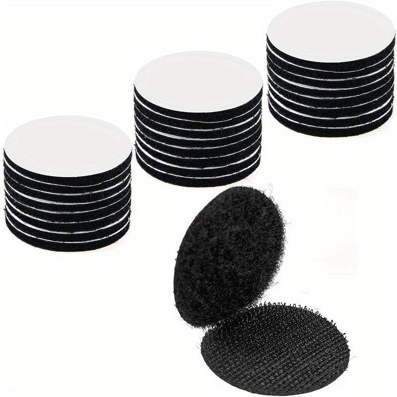 12PCS Sticky Back Hook Loop Dots Double Sided Industrial Strength Coins