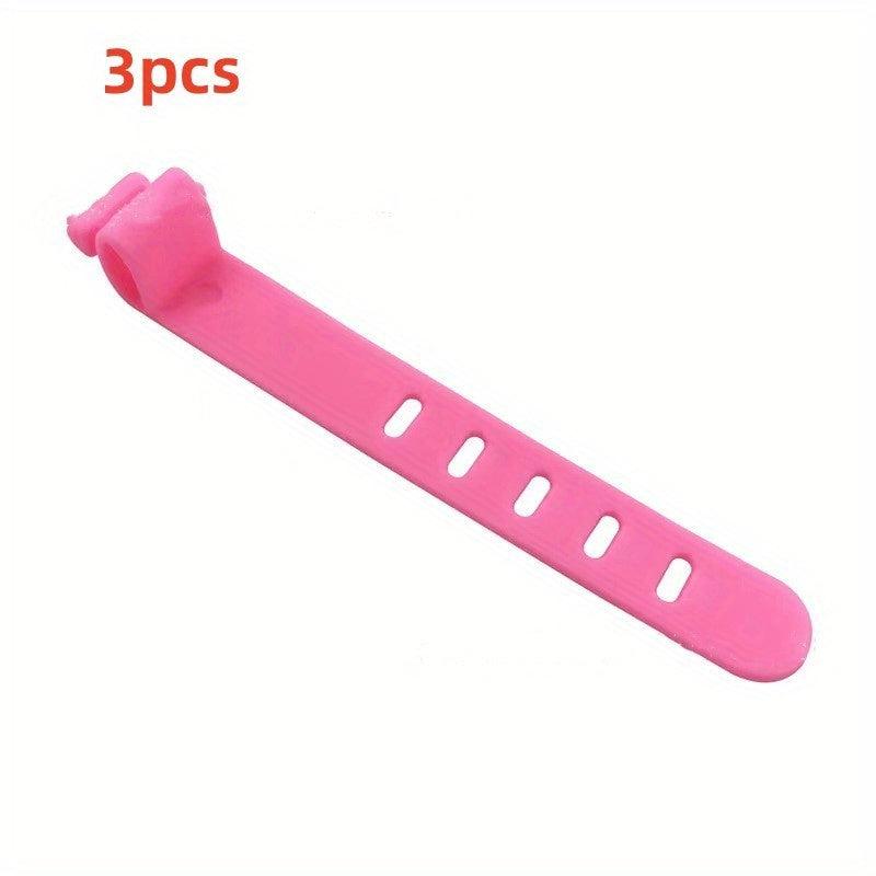 Silicone Cable Management Device with Fixed Buckle for Data Cable Storage