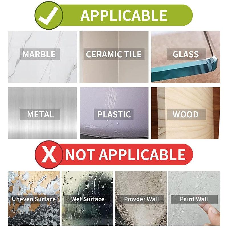 20pcs Double Sided Adhesive Pads for Heavy Duty Wall Mounting, Removable & Clear