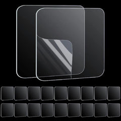 20pcs Double Sided Adhesive Pads for Heavy Duty Wall Mounting, Removable & Clear