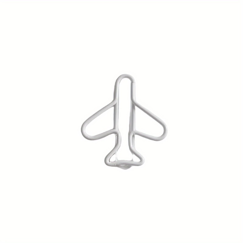 10pcs Airplane Paper Clips for School Office Supplies