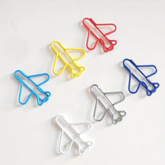 10pcs Airplane Paper Clips for School Office Supplies