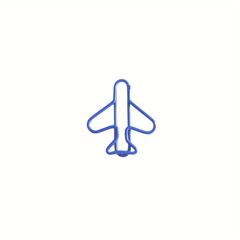 10pcs Airplane Paper Clips for School Office Supplies