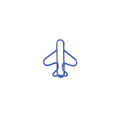 10pcs Airplane Paper Clips for School Office Supplies