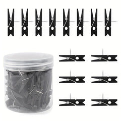 30pcs Wooden Push Pin Clips Decorative Push Pins for Cork Board