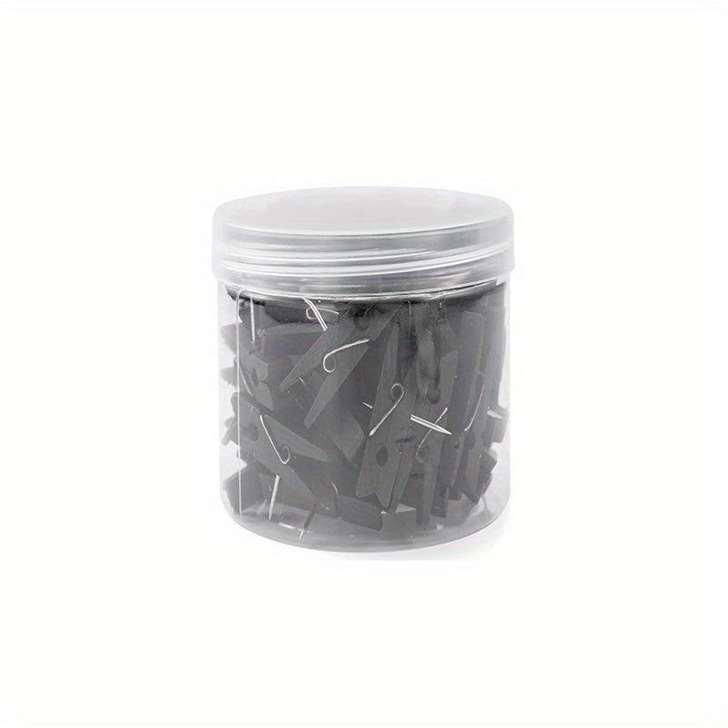 30pcs Wooden Push Pin Clips Decorative Push Pins for Cork Board