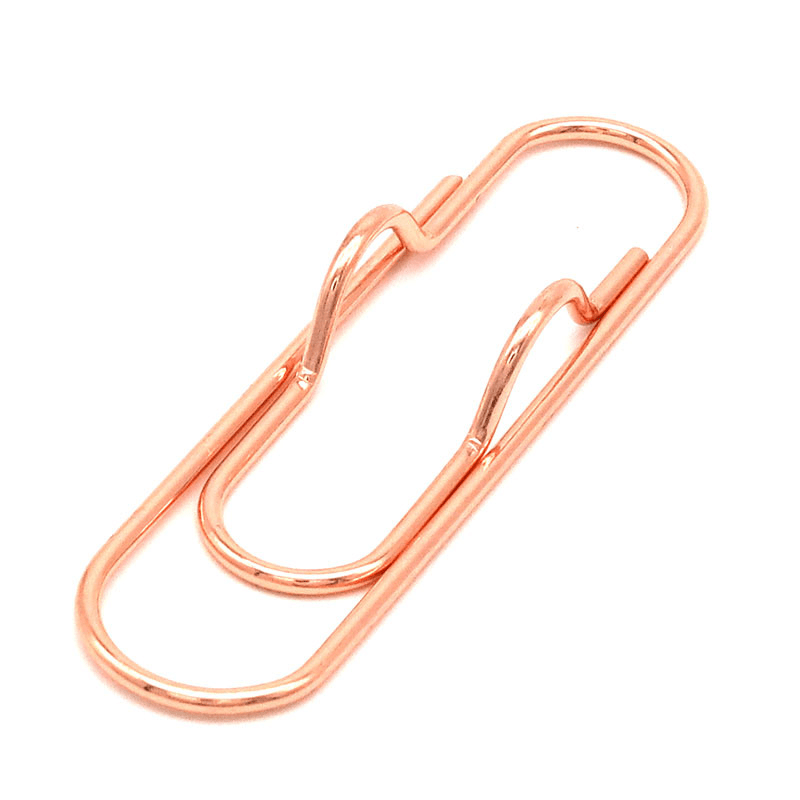 10pcs Metal Pen Clips Paper Clip Function Pen Holder Clips Bookmarks Clipper
