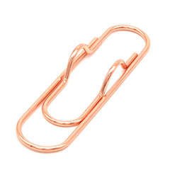 10pcs Metal Pen Clips Paper Clip Function Pen Holder Clips Bookmarks Clipper