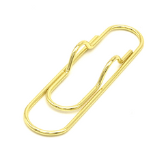 10pcs Metal Pen Clips Paper Clip Function Pen Holder Clips Bookmarks Clipper