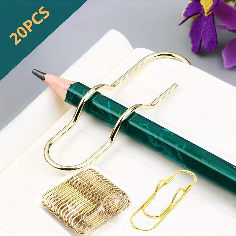 20 Metal Pen Holders Portable Fixed Pen Holders Data Organization