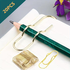 20 Metal Pen Holders Portable Fixed Pen Holders Data Organization