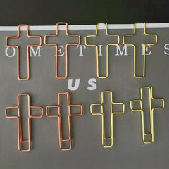 20pc Cross Paper Clips Fun Office Supplies for School, Weddings