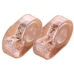Portable 1pc Tape Cutter & Dispenser for Journal, 1.0x0.59in