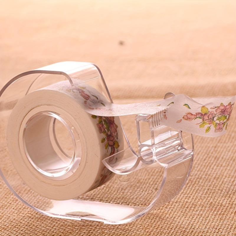 Portable 1pc Tape Cutter & Dispenser for Journal, 1.0x0.59in