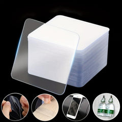 120pcs Double Sided Tape Transparent Strips for Posters & Carpets