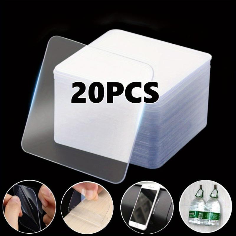 120pcs Double Sided Tape Transparent Strips for Posters & Carpets