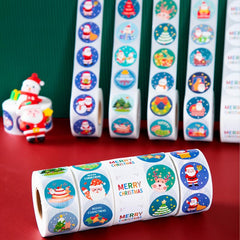 Christmas Stickers Window Glass Decorations Adhesive Labels