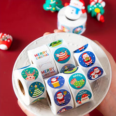 Christmas Stickers Window Glass Decorations Adhesive Labels