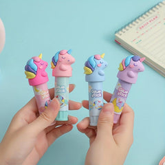 Cartoon Unicorn Shape Solid Glue Stick