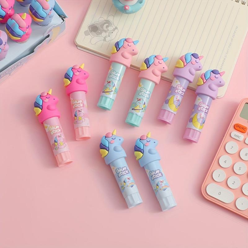 Cartoon Unicorn Shape Solid Glue Stick
