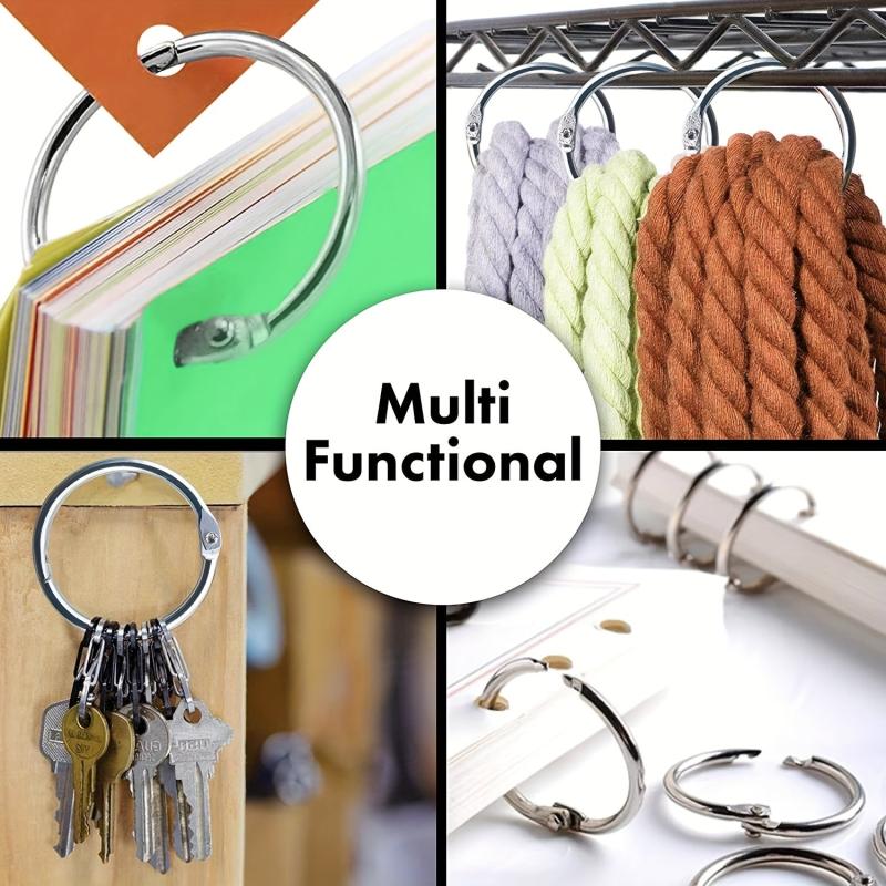 62 Cm Binder Rings 5 PCS Nickel Plated Steel Book Rings