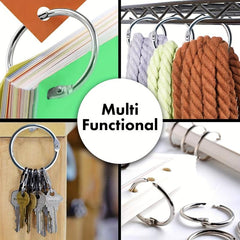 62 Cm Binder Rings 5 PCS Nickel Plated Steel Book Rings