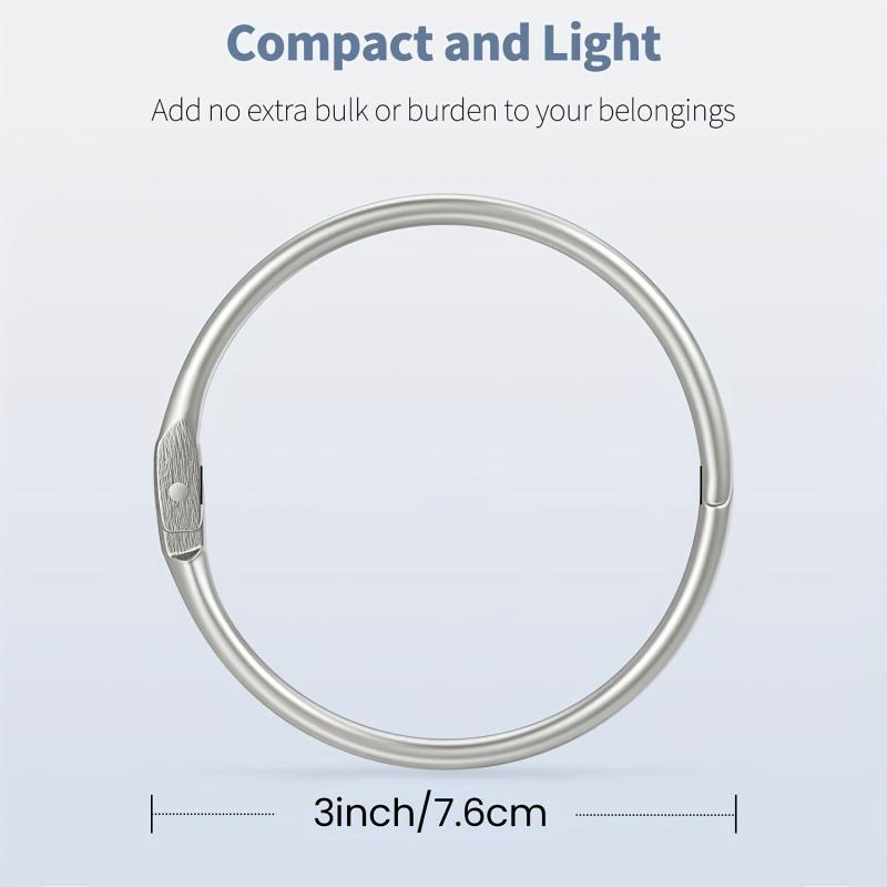 62 Cm Binder Rings 5 PCS Nickel Plated Steel Book Rings