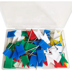 100 Flag Travel Map Push Pins 5 Colors