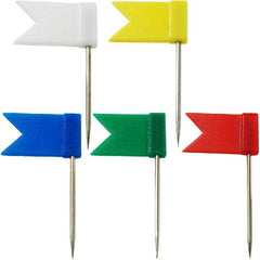 100 Flag Travel Map Push Pins 5 Colors