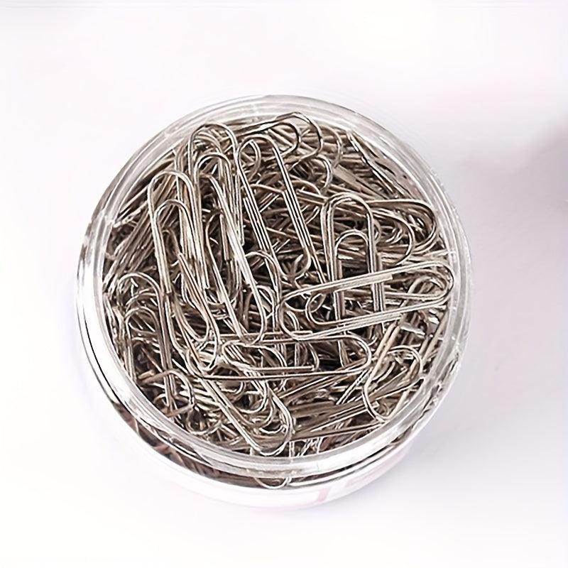 200-300 Paper Clips Set: Colorful Office Bookmarks